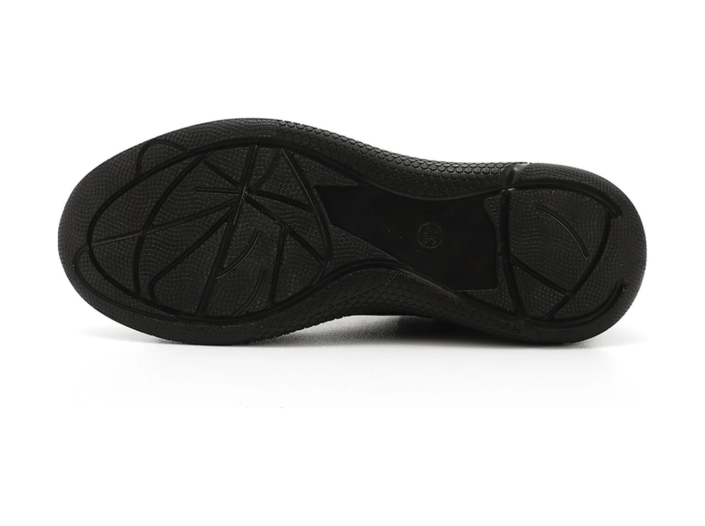 Gönderi(R) Gönderi R Kadın Siyah Bağcıklı Dolgu Taban Hakiki Deri Sneaker Ddza80742450 Siyah
