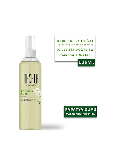 Masala Papatya Suyu 125 Ml - Chamomile Floral Water X 2 Adet Sku: Smg8690010468642