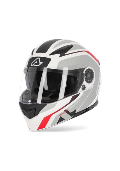 Acerbis Rederwel Motosiklet Kask Gri - Beyaz