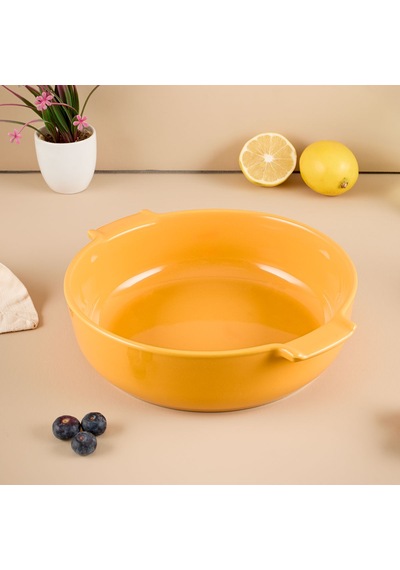 Aryıldız Elissa Yuvarlak Fırın Kabı Sarı 27 Cm Çok Renkli