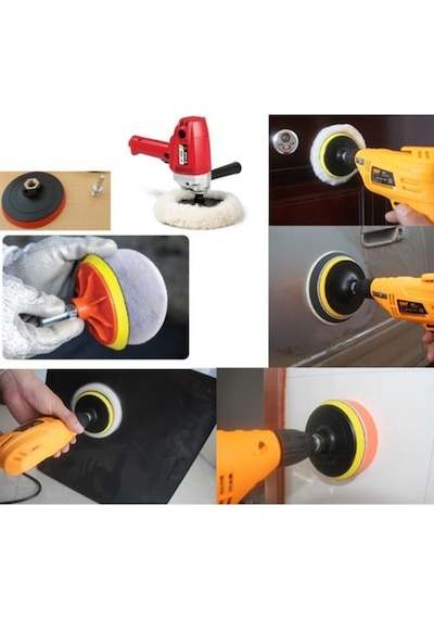 Depolife Pasta Cila Polisaj Uygulamak Için 115 Cırt Taban Peluş B