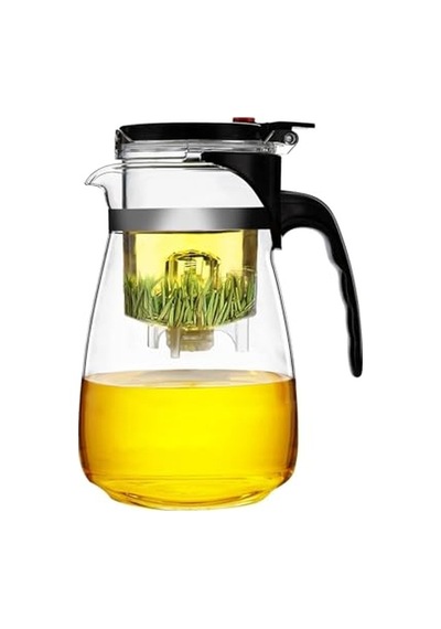 Borosilikat Cam Demlik 900 Ml Dayanıklı Tek Tuşla Demleme Diğer