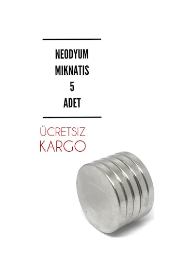 Far Temizleyici Neodyum Mıknatıs 5 Li Ultra Güçlü