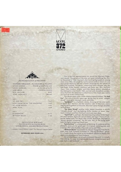 Maynard Ferguson Jazz Idea Lp Plak