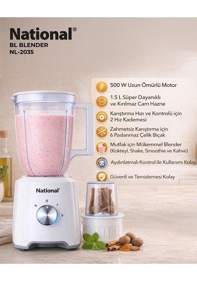 National NTL-2035 500 W Bl Blender
