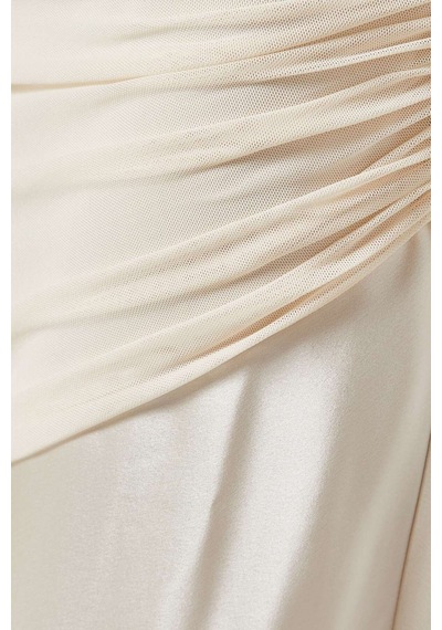 Acler Rhodehill Midi Elbise - - %92 Polyester, %8 Elastan, %75 Asetat, %25 Polyester Içerikli Beyaz