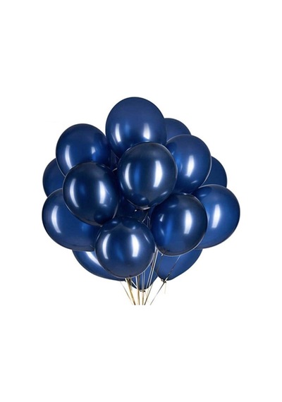 12 Inç Standart Boy Pastel Balon 10 Adet Gece Mavisi A