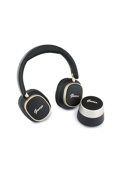Guess Lisanslı Metal Logolu Ve Speaker Hoparlör 2 in 1 Bluetooth 5.4 Kulak Üstü Kulaklık