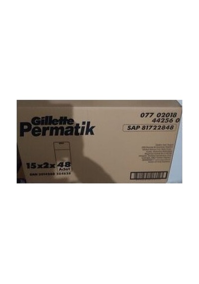Permatik Jilet 48 2 96 Adet Kullan-at Özelliği İle Hassas Cilt Dostu Traş