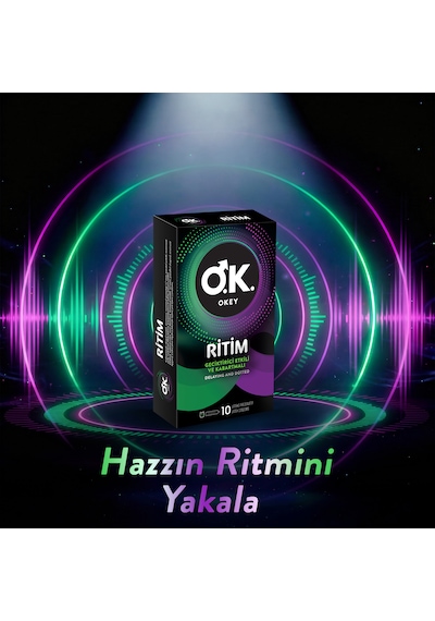 Okey Ritim Prezervatif 50'li