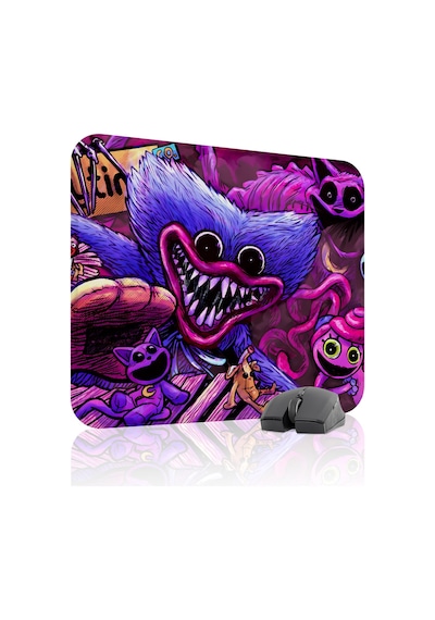 Poppy Playtime Kaymaz Dikişli Kauçuk Oyuncu Mousepad V1 - 48x40 Xl Gaming Mouse Pad Fare Altlığı