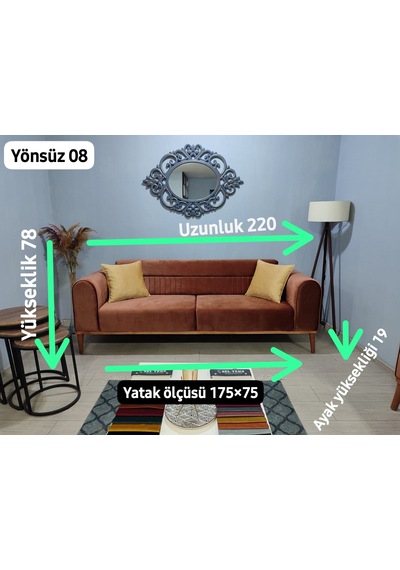 Mimoza Koltuk Takımı 3+1 6