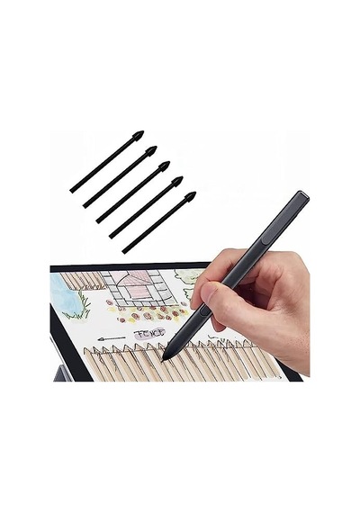 Daiuni S-pen Yedek Uçlar Galaxy Tab S7 Fe/tab S7 / Tab S7+ Plus/galaxy Tab S8 / Tab S8+ Plus/tab S8 Ultra İçin Dokunmatik Stylus S Pen Uçlar Uç Alet Seti, 5 Adet Siyah