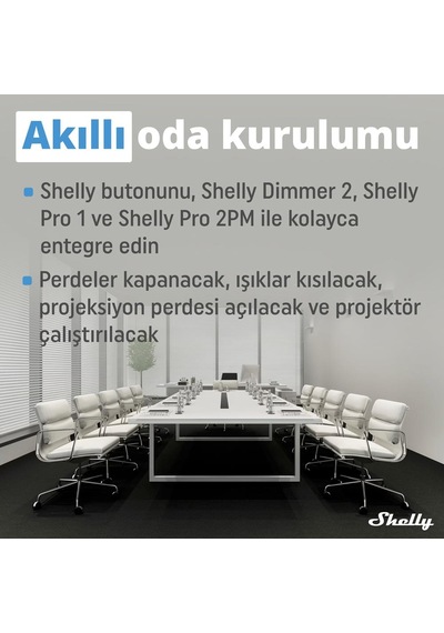 Shelly Pro 2PM DIN Ray 2 Kanal Enerji Ölçer Röle