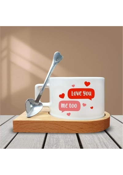 Love Temalı Kahve Fincanı-003