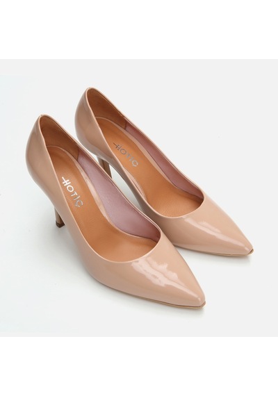 Hotiç Hakiki Deri Naturel Kadın Stiletto 01ayh283160a330 Ten Rengi