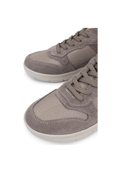 Tamer Tanca Kadın Hakiki Deri Vizon Sneakers & Spor Ayakkabı 879 5972 Bn Ayk Sk25-26 Vızon Vizon