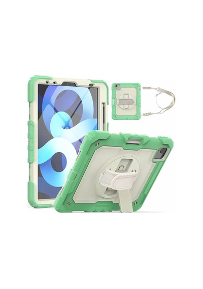 Newface Apple İpad Pro 11 2020 Kılıf Strap New Tablet Kapak - Yeşil Tablet Kılıfı
