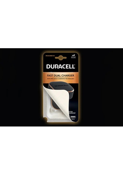 Duracell PD 30W+PPS 18W Şarj Adaptörü Siyah