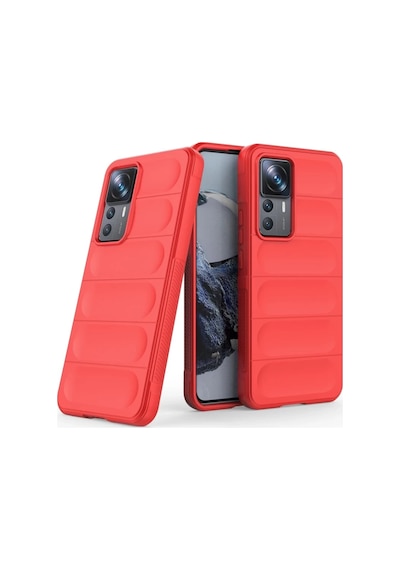 Xiaomi Mi 12t Pro Uyumlu Kılıf Optimum Silikon - Kırmızı