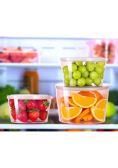 Polo Kitchen Serisi Saklama Kabı 3'lü Set 2300 Ml, 4000 Ml, 7000 Ml