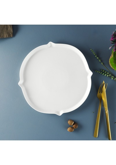 Aryıldız Lunar Yuvarlak Servis Tabağı 27 Cm Çok Renkli