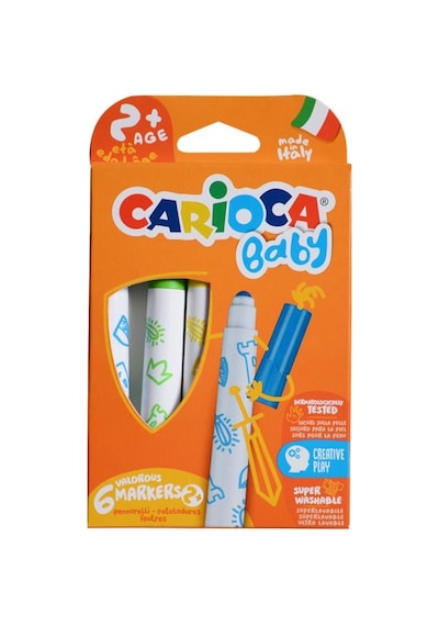 Carioca Baby Parmak Boya Ve Carioca Baby Marker 2 Adet Boyama Seti