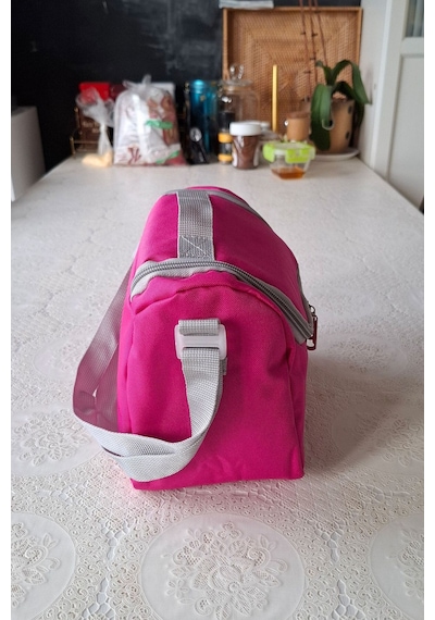 Termoslu Okul Beslenme Çantası Fuşya/koyu Pembe Termal Lunch Box Çocuk Yetişkin Fuşya