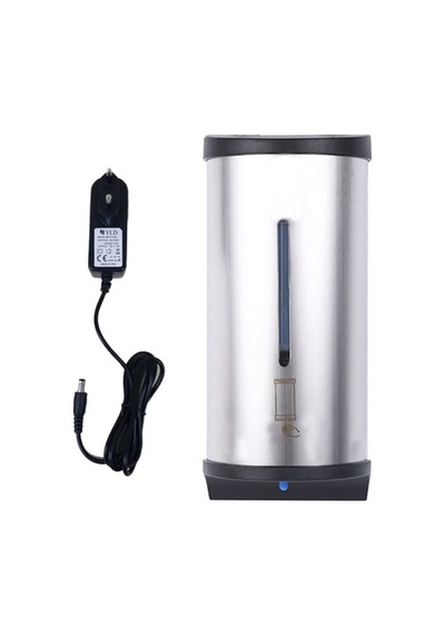 Sıvı Sabunluk / Dezenfektan, Fotoselli, Elektrikli, Oval, 0,80 Lt - Paslanmaz Çelik