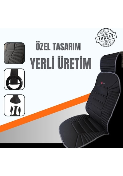 Space Oto Koltuk Minderi, Toyota Araçlara Uyumlu 2'li Set Özel Tasarım Minder Premium 001