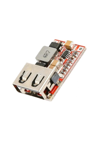 6-24v Giriş - 5v 3a Çıkış Dc-dc Usb Gerilim Azaltıcı Modül %97.5 Verimlilik