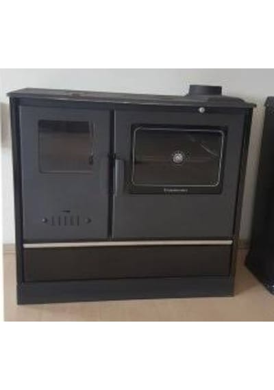 Hoşseven Ateş Tuğlalı Şömine Kuzine Fırınlı Uyuyan Kömür Soba