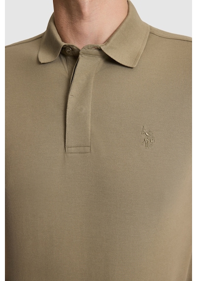 U.S. Polo Assn. U.s. Polo Assn. Erkek Haki Tişört Basic 50327003-vr027