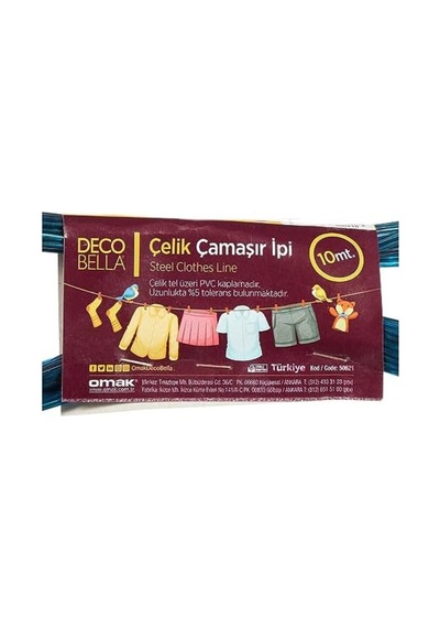 Çamaşır İpi Çelik 10mt 1216548 Genel Genel