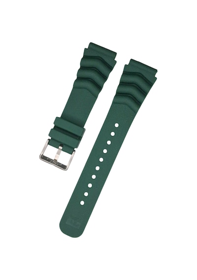 Seiko Automatic 22mm Yeşil Silikon Saat Kordonu Yeşil