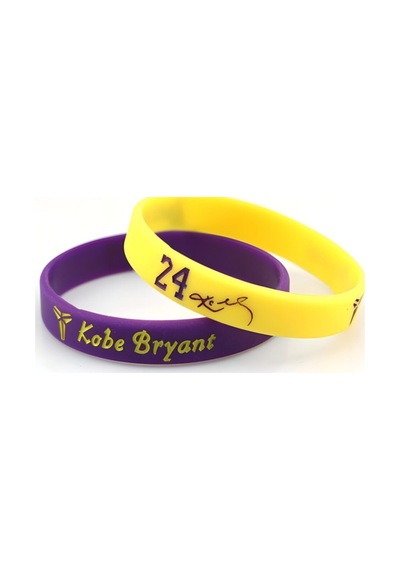 2li Mor Sarı Kobe Bryant Basketbol Nba Bileklik Mor Sarı Mor Sarı