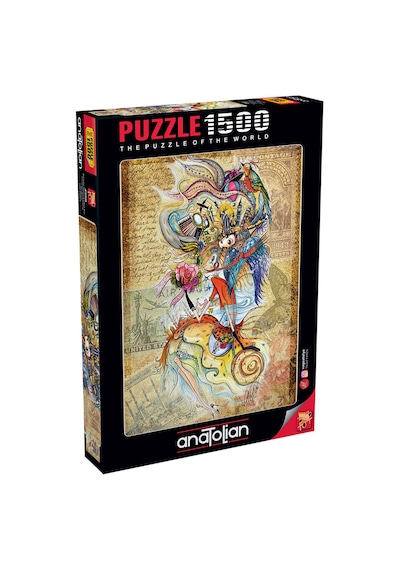 Anatolian 1500 Parçalık Puzzle - Dünyayı Gezen Çerkes Kızı 4560
