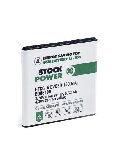 Htc G16 Evo 3D (BG86100) 1500 Mah Stock Power Batarya