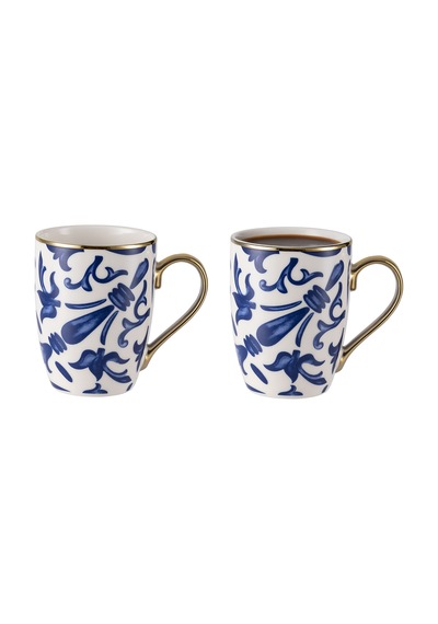 Madame Coco Darla Kupa - Mavi/beyaz - 360 Ml 8684427140246 Çok Renkli