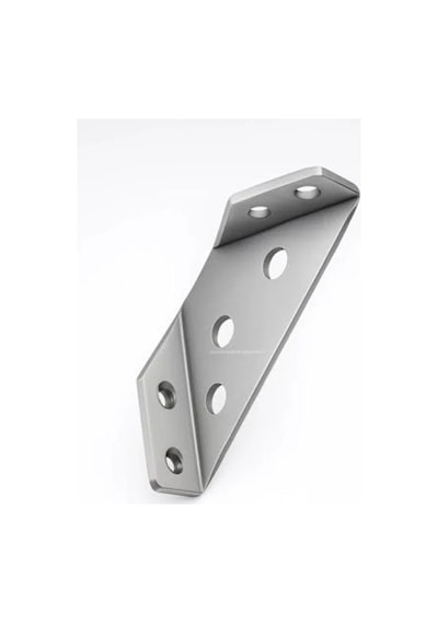 Yönsüz Köşe Bağlantı Aparatı - 62x23x18 Mm, Galvaniz Kaplama