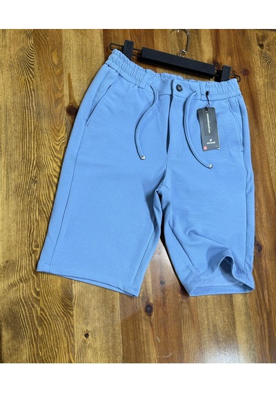 Demente Erkek Kayra Kumaş Beli Lastikli Şort Jogger 001