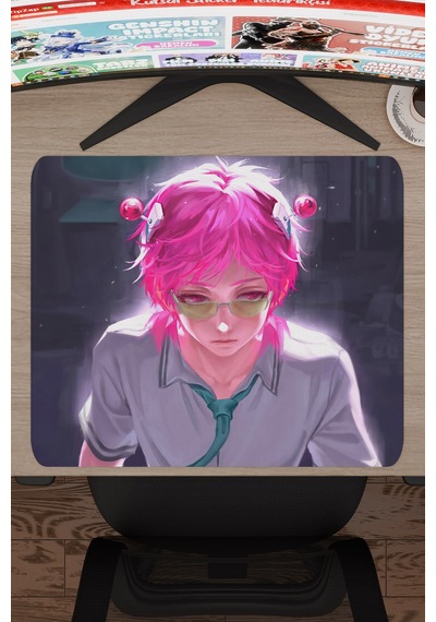 Saiki Kusuo Anime V3 - 48x40 Xl Gaming Kauçuk Kaymaz Taban Mouse Pad Fare Altlığı