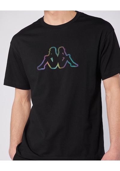 Kappa Logo Brian T-shirt Erkek Siyah Regular Tişört