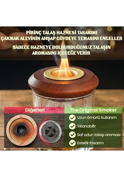 Unchained Workshop Viski Tütsüleme Seti Ve Sergileme Standı/kokteyl Tütsüleme Kiti/kahve Tütsüleme Seti Diğer