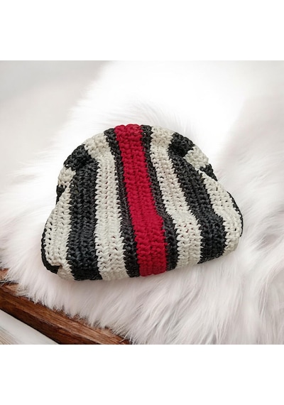 Kırmızı Siyah Beyaz Çizgili El Yapımı Clutch Çanta Rafya Örgü Kadın Makyaj & Gece Çantası Siyah-beyaz-kırmızı Kırmızı Siyah Beyaz Çizgili El Yapımı Clutch Çanta Rafya Örgü Kadın Makyaj & Gece Çantası Siyah-beyaz-kırmızı