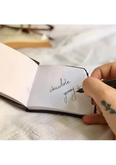 Çikolata Şekilli Ve Kokulu Defter
