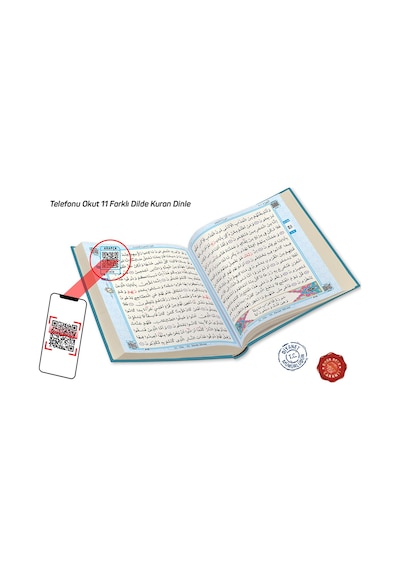 Bilgisayar Hatlı Kur'an-ı Kerim (Orta Boy - Mavi Kapak) - Merve Yayınları