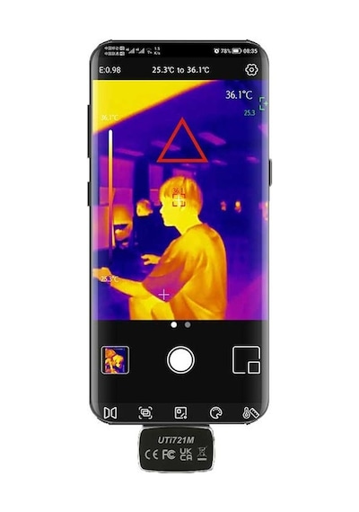 Uti721m Akıllı Telefon Termal Kamera