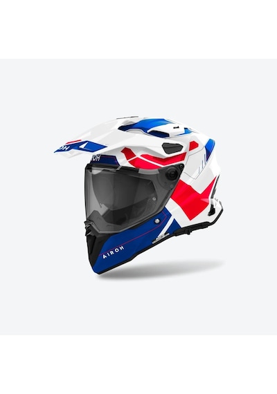 Airoh Commander 2 Reveal Blue Red Gloss Kask Mavi - Kırmızı