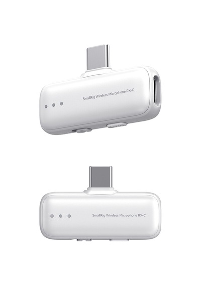 Smallrig - 5716 S70 Beyaz 2 Kişilik 48khz/24bit Kablosuz Yaka Mikrofonu